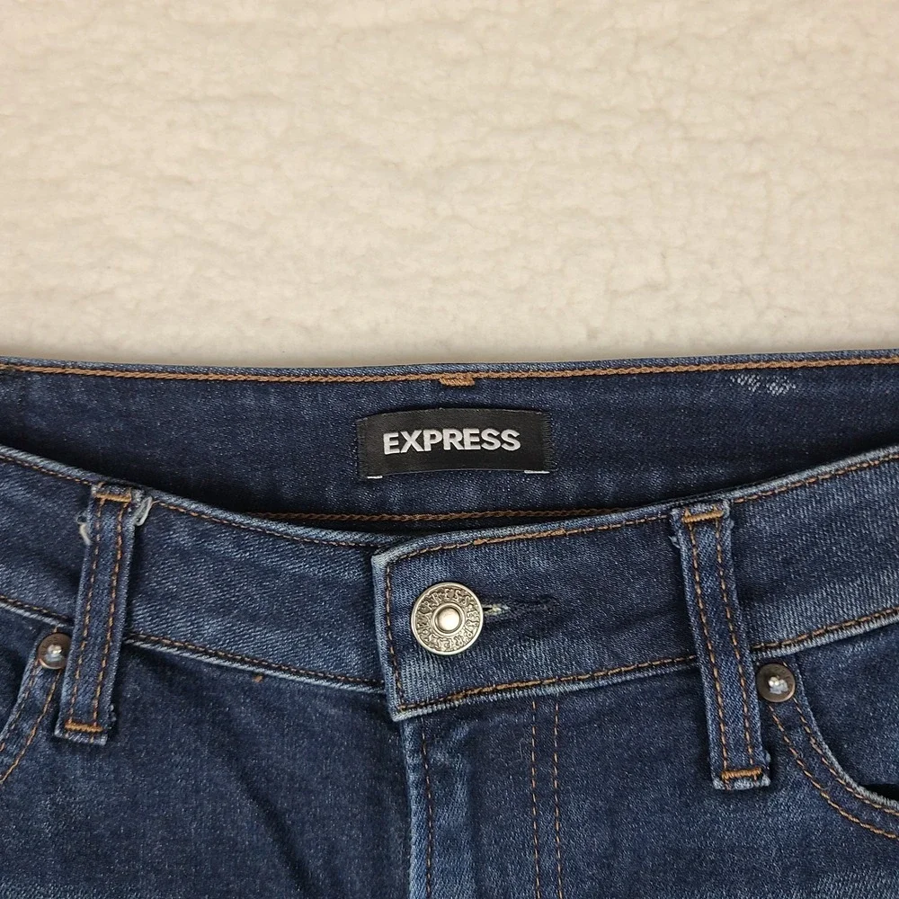 EXPRESS Jeans‎ Mens 32x32 Blue Skinny Dark Wash Denim